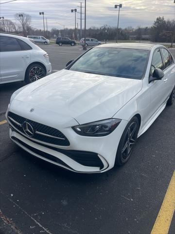 used 2022 Mercedes-Benz C-Class car, priced at $34,200