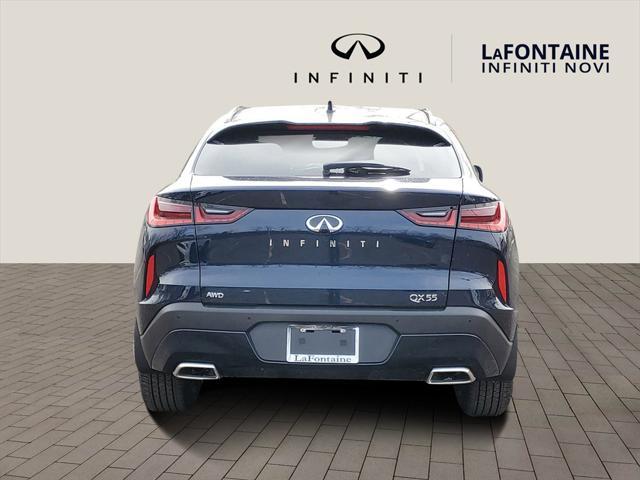 new 2024 INFINITI QX55 car, priced at $52,513