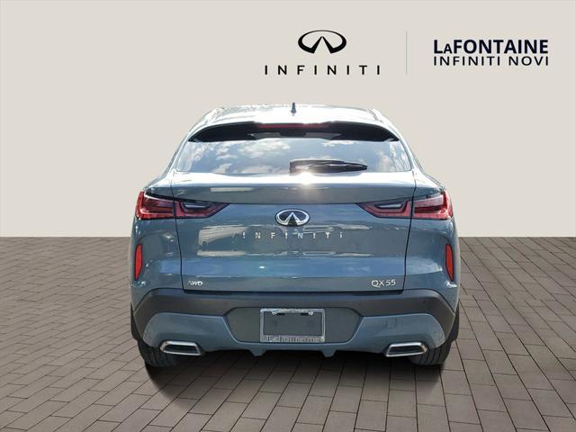 new 2025 INFINITI QX55 car, priced at $53,445