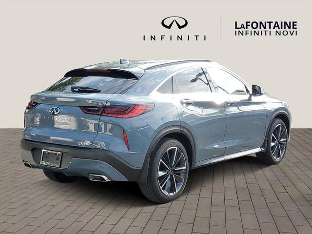 new 2025 INFINITI QX55 car, priced at $53,445