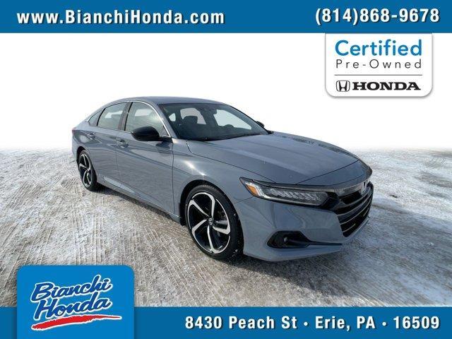 used 2021 Honda Accord car, priced at $27,336