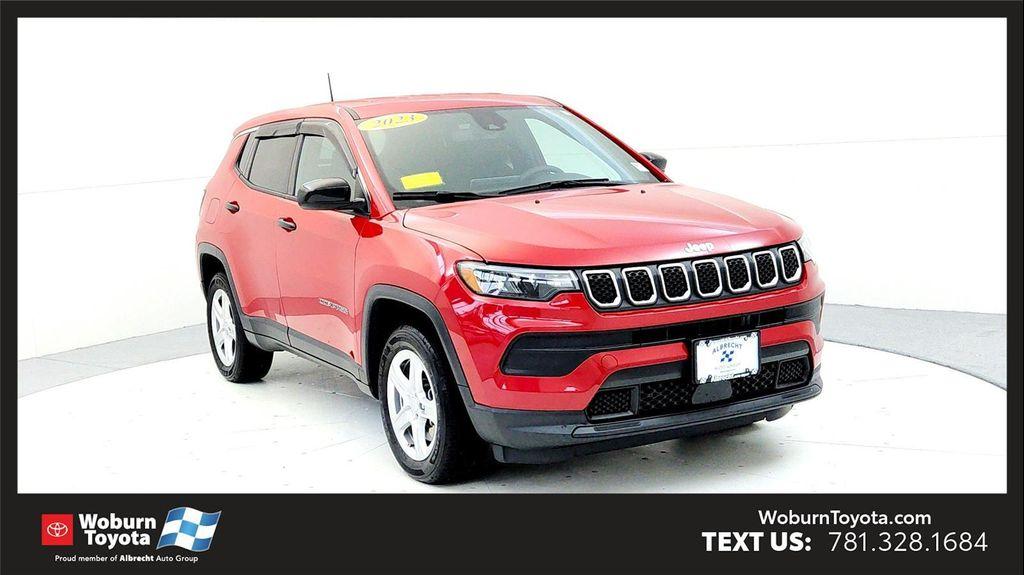 used 2023 Jeep Compass car, priced at $22,985