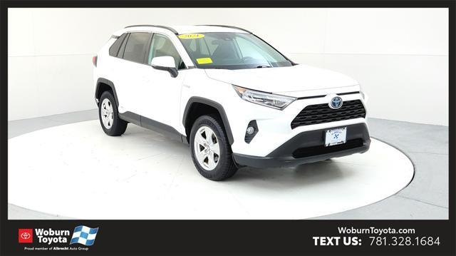 used 2021 Toyota RAV4 Hybrid car, priced at $28,595