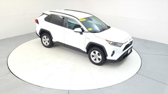 used 2021 Toyota RAV4 Hybrid car, priced at $28,595