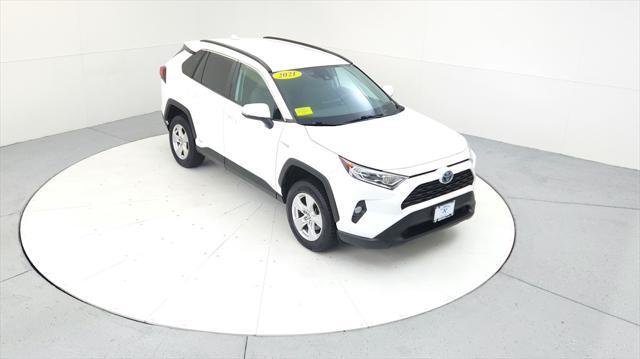 used 2021 Toyota RAV4 Hybrid car, priced at $28,595