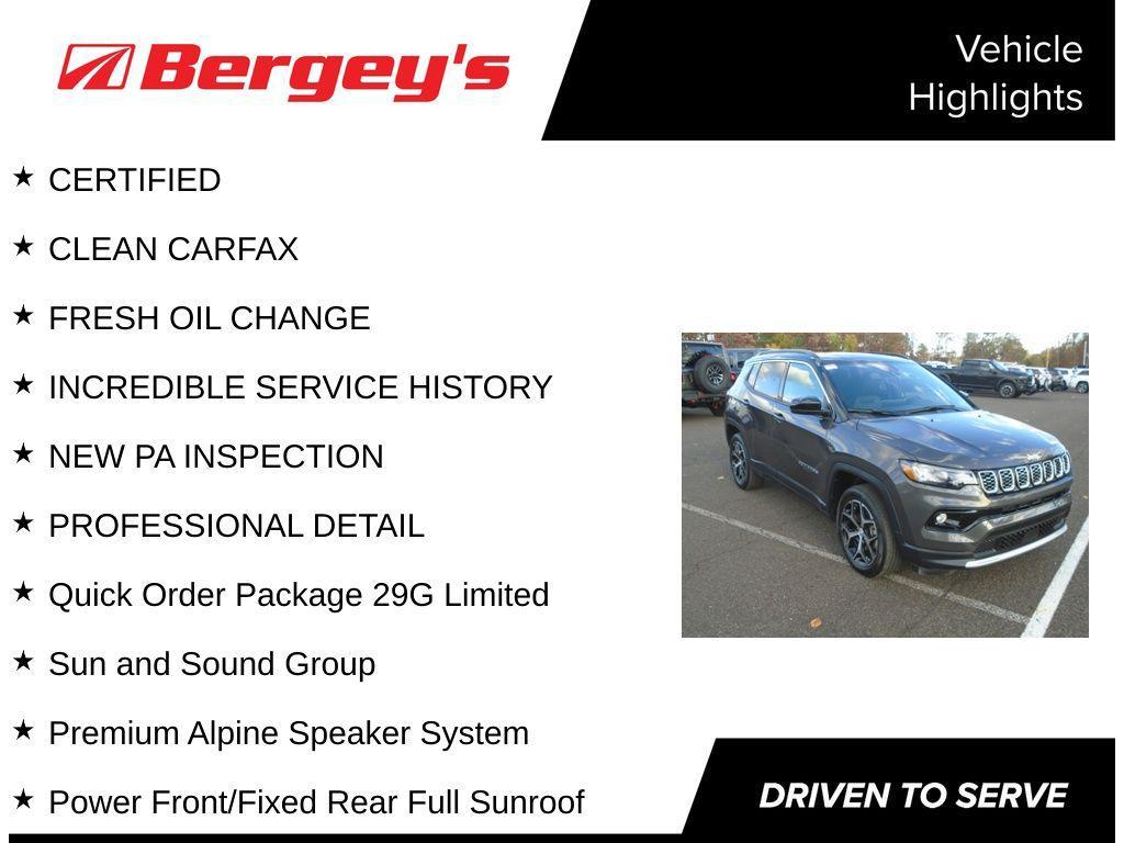 used 2024 Jeep Compass car, priced at $28,990