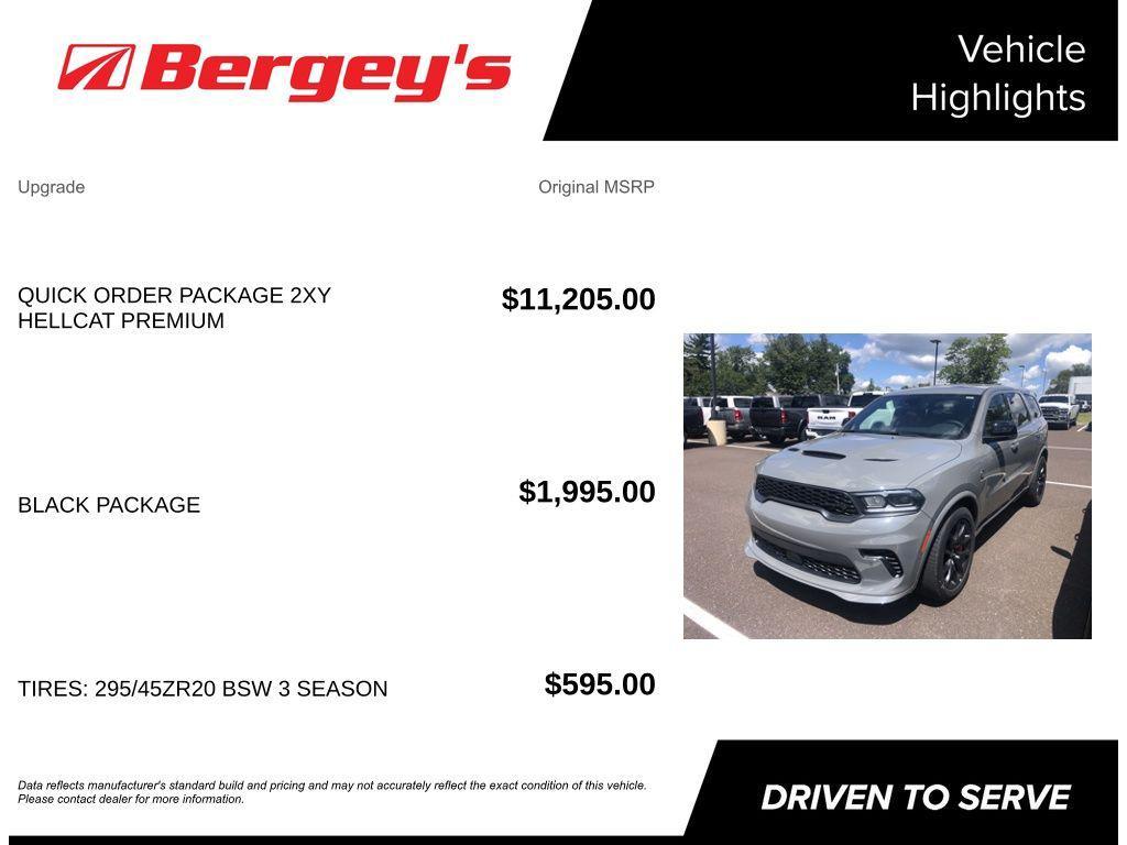 used 2024 Dodge Durango car, priced at $84,990