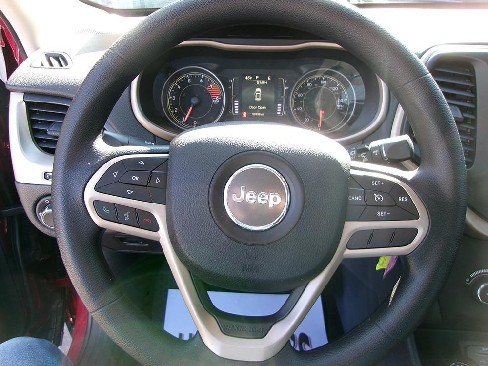 used 2017 Jeep Cherokee car, priced at $12,900