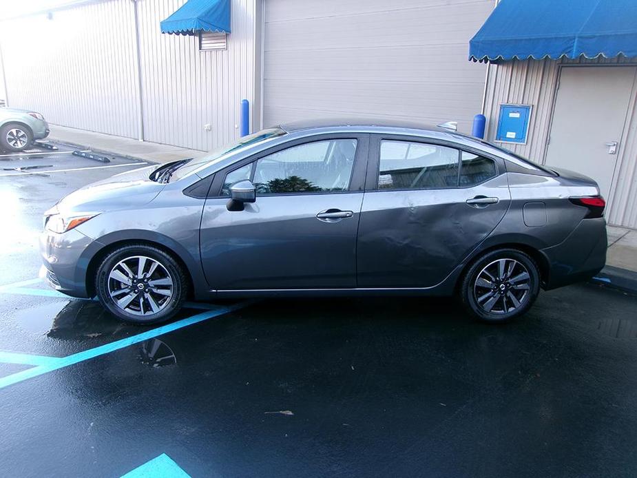 used 2021 Nissan Versa car, priced at $10,500