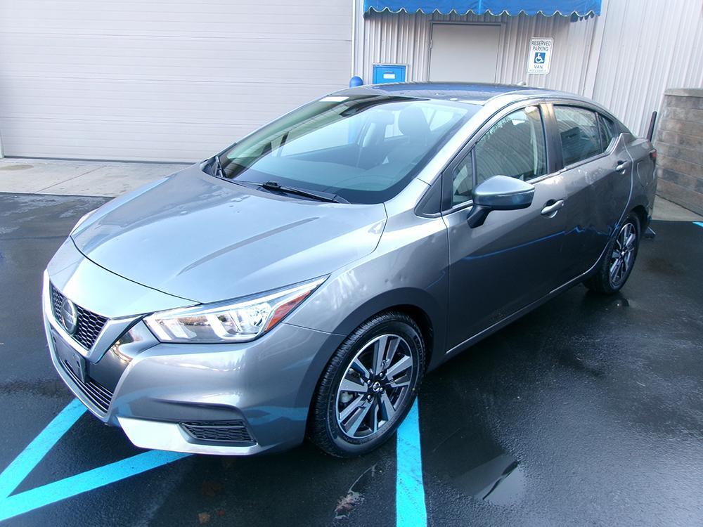 used 2021 Nissan Versa car, priced at $10,500