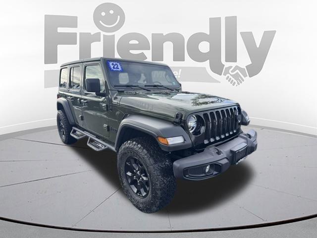 used 2022 Jeep Wrangler car, priced at $33,795