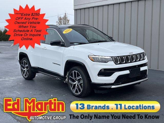 used 2024 Jeep Compass car, priced at $23,818