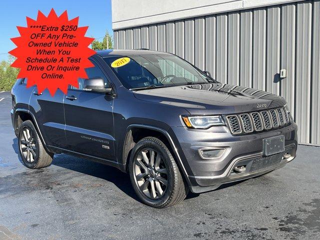 used 2017 Jeep Grand Cherokee car, priced at $18,102