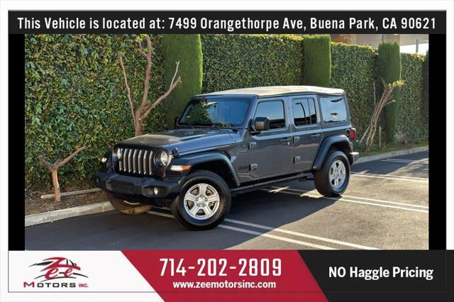 used 2022 Jeep Wrangler Unlimited car, priced at $25,995