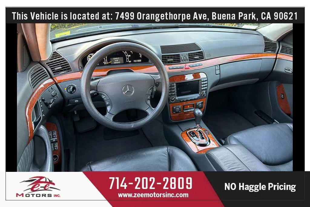 used 2004 Mercedes-Benz S-Class car, priced at $7,995
