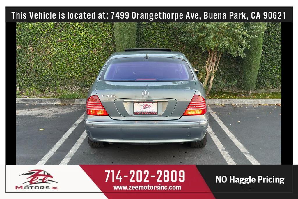 used 2004 Mercedes-Benz S-Class car, priced at $7,995