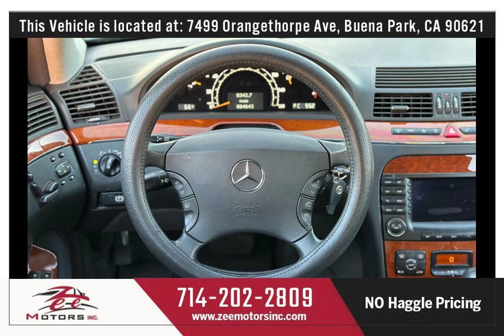 used 2004 Mercedes-Benz S-Class car, priced at $7,995