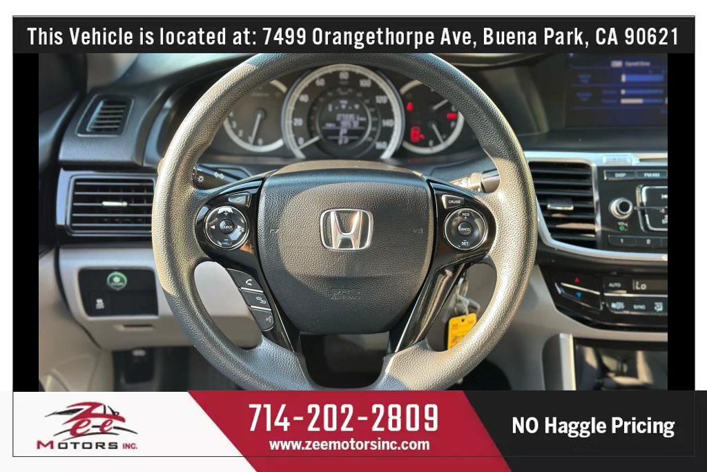 used 2017 Honda Accord car, priced at $15,895