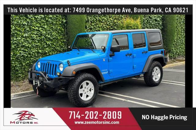 used 2011 Jeep Wrangler Unlimited car, priced at $14,995