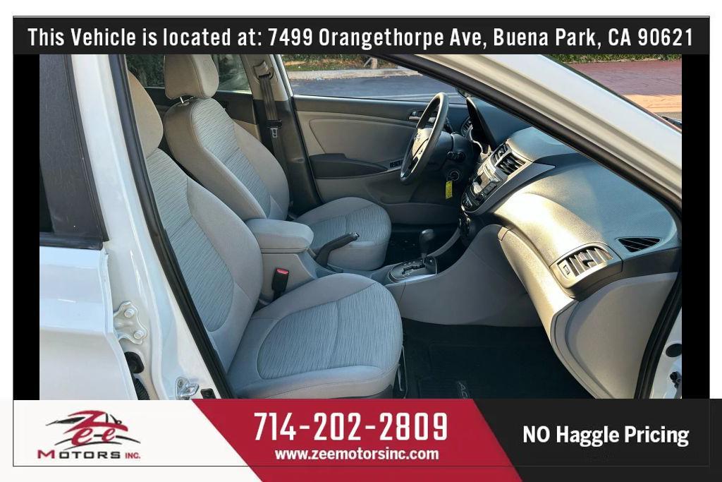 used 2016 Hyundai Accent car, priced at $10,995