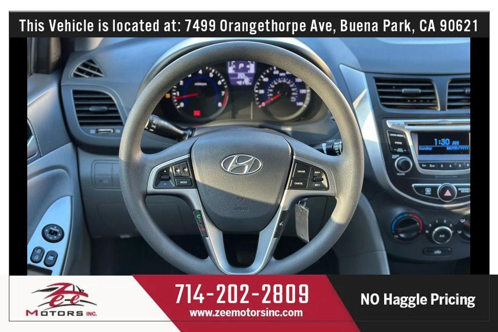 used 2016 Hyundai Accent car, priced at $10,995