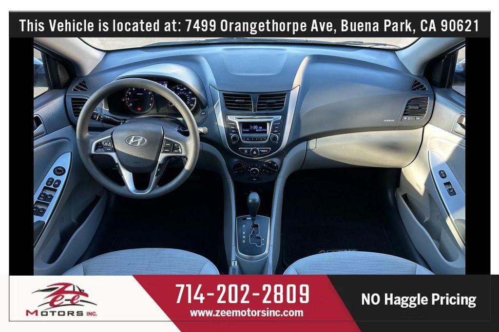 used 2016 Hyundai Accent car, priced at $10,995