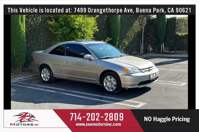 used 2002 Honda Civic car, priced at $7,995