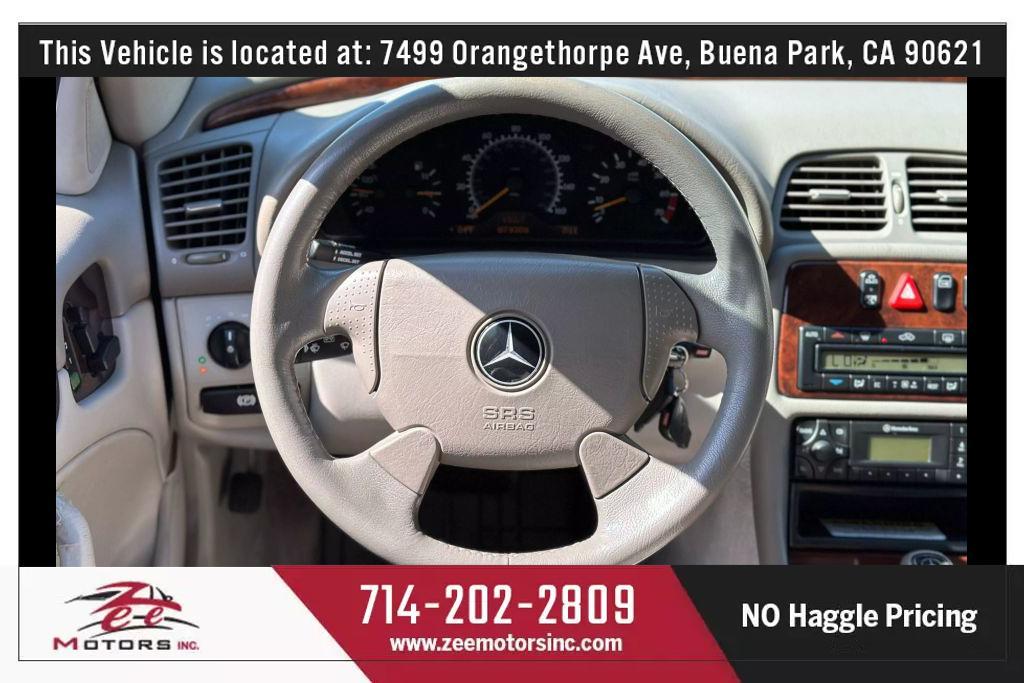 used 1999 Mercedes-Benz CLK-Class car, priced at $6,500