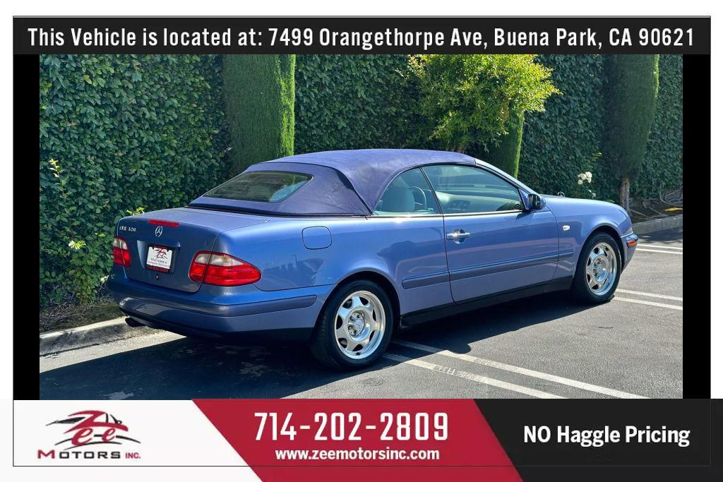 used 1999 Mercedes-Benz CLK-Class car, priced at $6,500