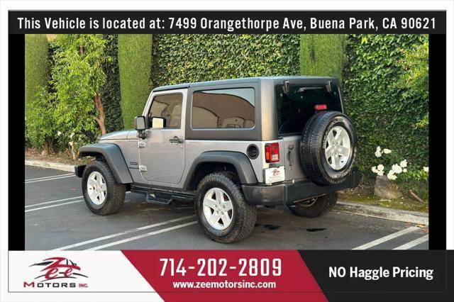 used 2017 Jeep Wrangler car, priced at $16,995
