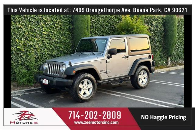 used 2017 Jeep Wrangler car, priced at $16,995