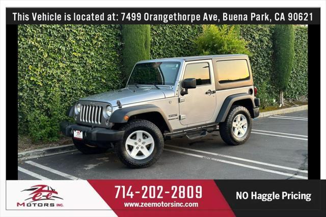 used 2017 Jeep Wrangler car, priced at $16,995