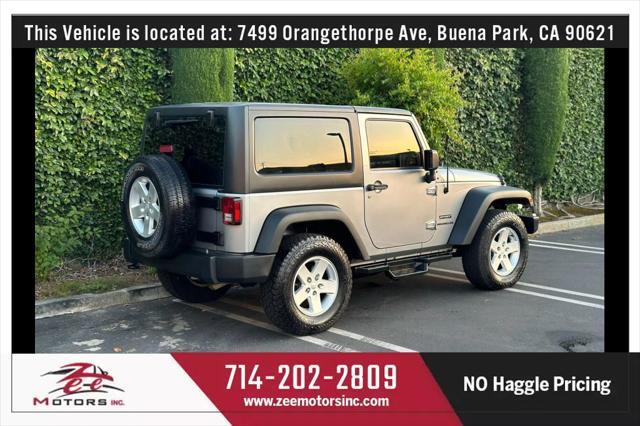 used 2017 Jeep Wrangler car, priced at $16,995