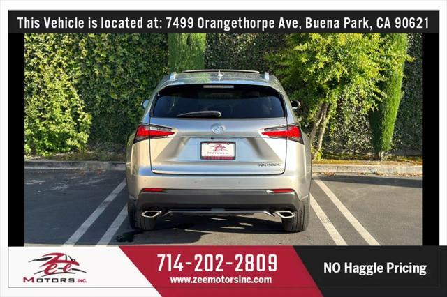 used 2017 Lexus NX 200t car, priced at $19,995