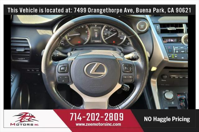 used 2017 Lexus NX 200t car, priced at $19,995