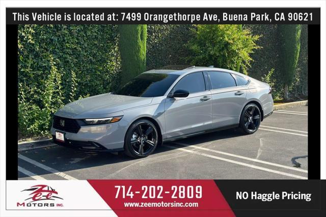 used 2024 Honda Accord Hybrid car, priced at $28,995
