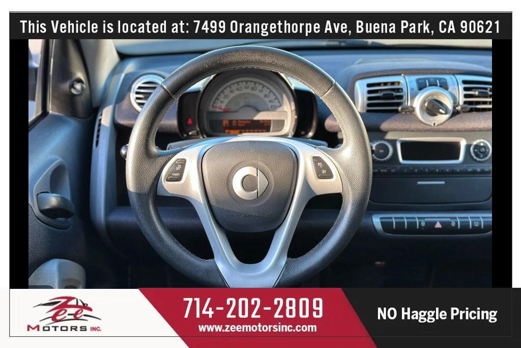 used 2015 smart ForTwo car, priced at $7,995