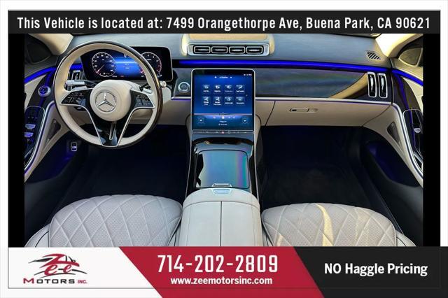 used 2021 Mercedes-Benz S-Class car, priced at $68,995