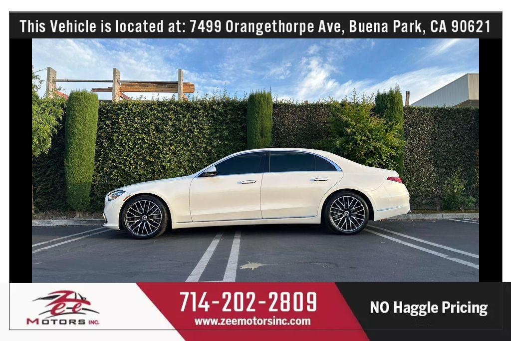 used 2021 Mercedes-Benz S-Class car, priced at $68,995