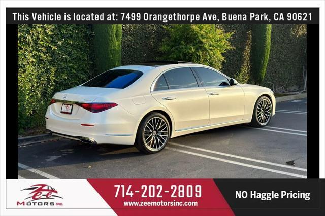 used 2021 Mercedes-Benz S-Class car, priced at $68,995