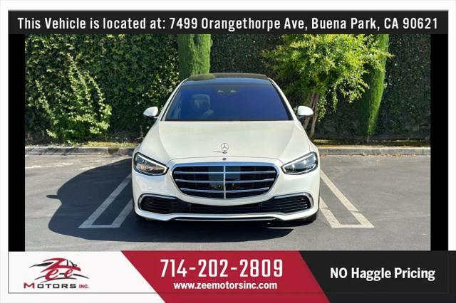 used 2021 Mercedes-Benz S-Class car, priced at $68,995