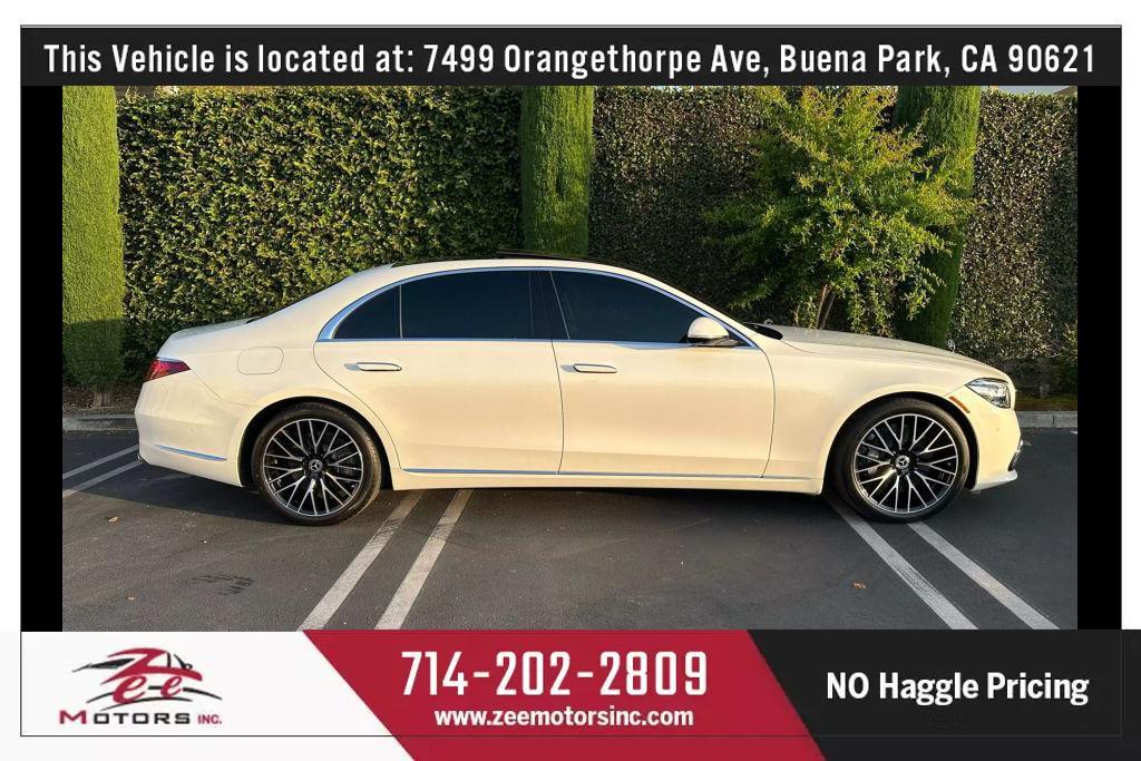 used 2021 Mercedes-Benz S-Class car, priced at $68,995