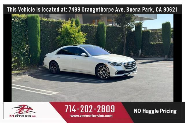 used 2021 Mercedes-Benz S-Class car, priced at $68,995
