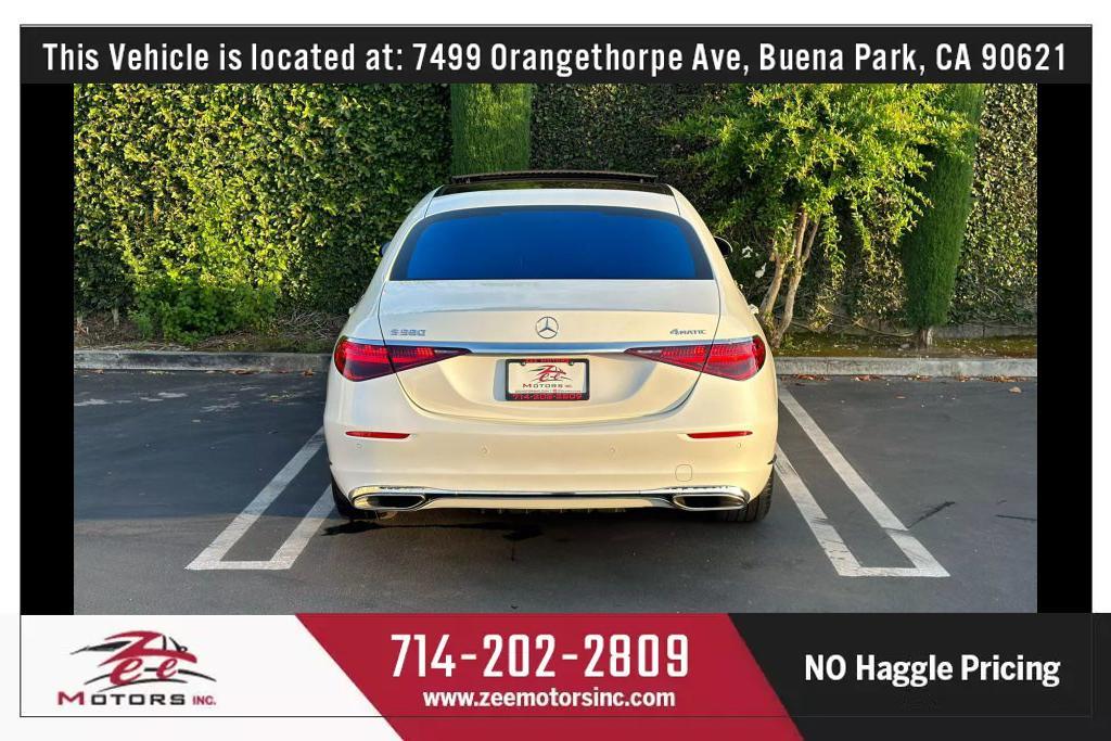 used 2021 Mercedes-Benz S-Class car, priced at $68,995