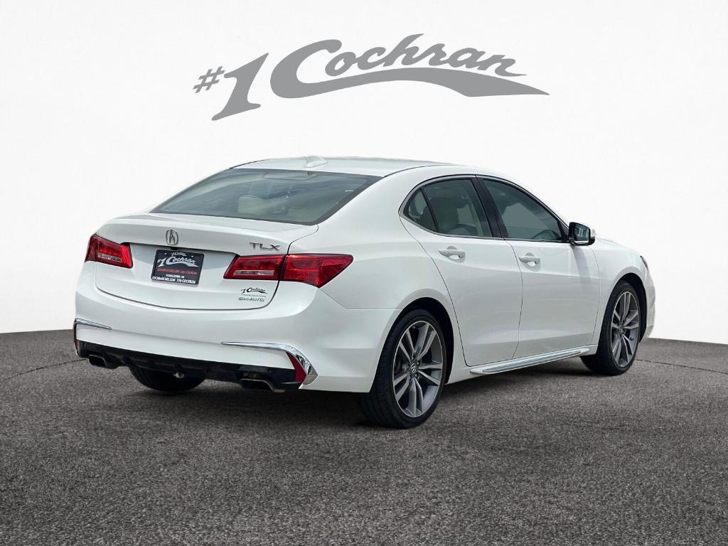 used 2020 Acura TLX car, priced at $17,000