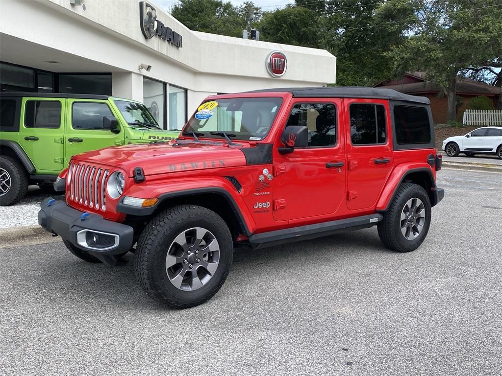 used 2020 Jeep Wrangler Unlimited car, priced at $34,921