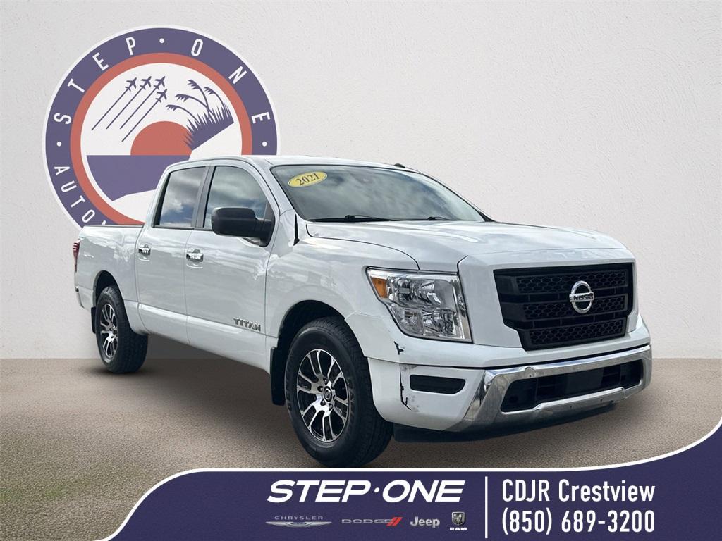 used 2021 Nissan Titan car, priced at $24,700