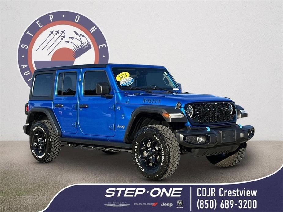 used 2024 Jeep Wrangler 4xe car, priced at $37,575