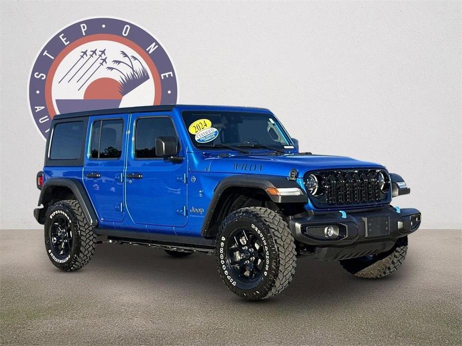 used 2024 Jeep Wrangler 4xe car, priced at $37,575