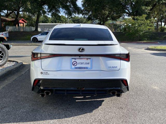 used 2023 Lexus IS 500 car, priced at $55,922